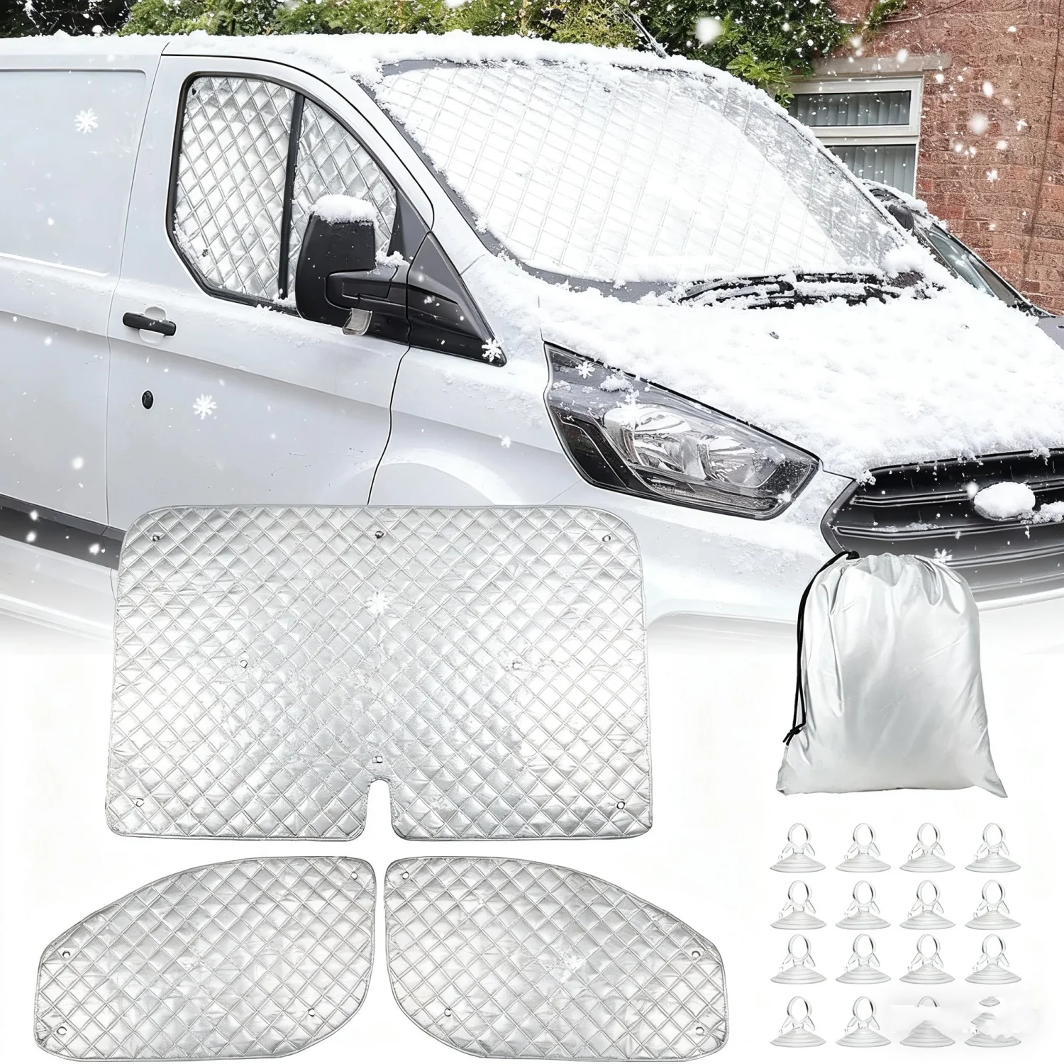 

For Ford Transit Custom MK8 2012-2022 High Quality Window Cover Blind Kit Can Be Used For Wind Rain And Snow Protection