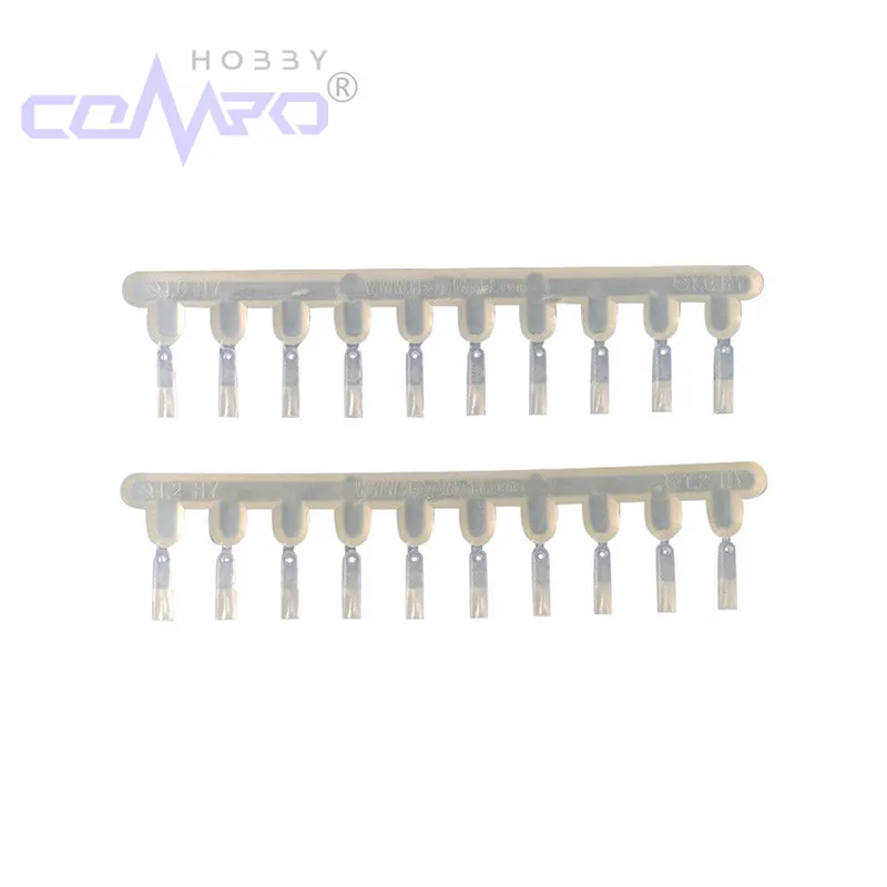 

2 Rows/20 pcs Micro Swing Keeper Hole1/1.2 Length11mm Fit 1/1.2mm Rod For KT foam Fixed Wing RC Aircraft Model Plane Accessories