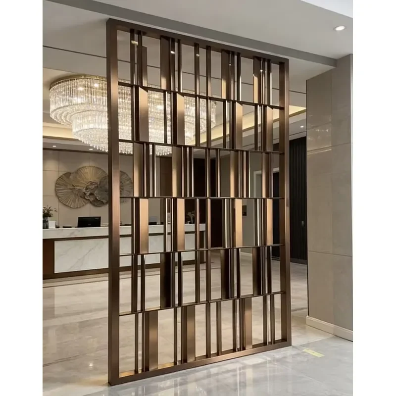 for Premium 304 316 Stainless Steel Partition Walls Custom Made for Commercial Projects and Luxury Residential Spaces