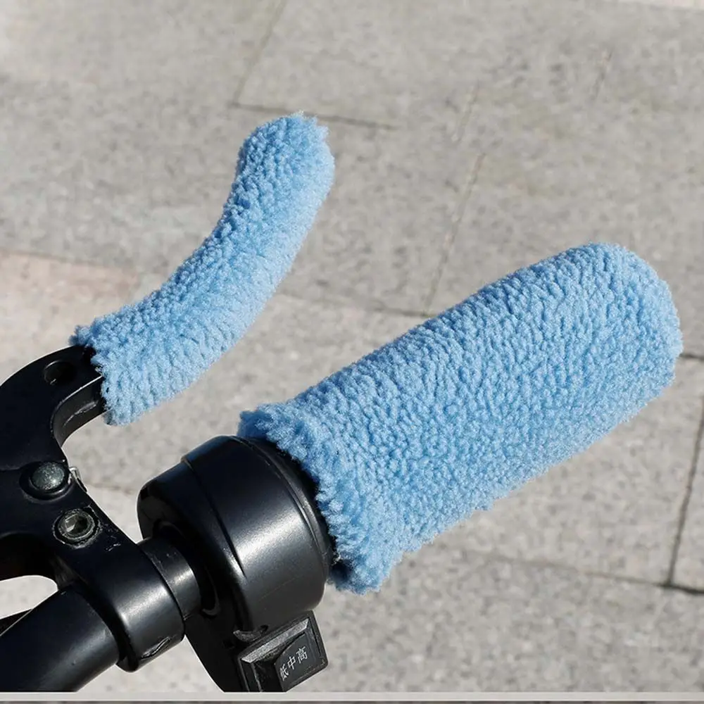 Brake Handle Handlebar Muff Motorcycle Handle Cover Motorcycle Protective Case Plush Handlebar Cover Electric Bike Gloves