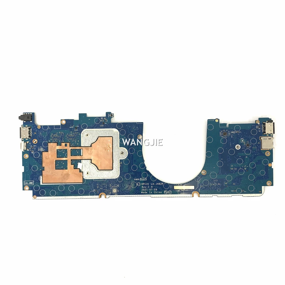 HPC31 LA-J482P Mainboard For HP ENVY X360 13Z-AY100 13-AY Laptop Motherboard M76377-601 CPU: Ryzen5 5600U 8GB 100% Working