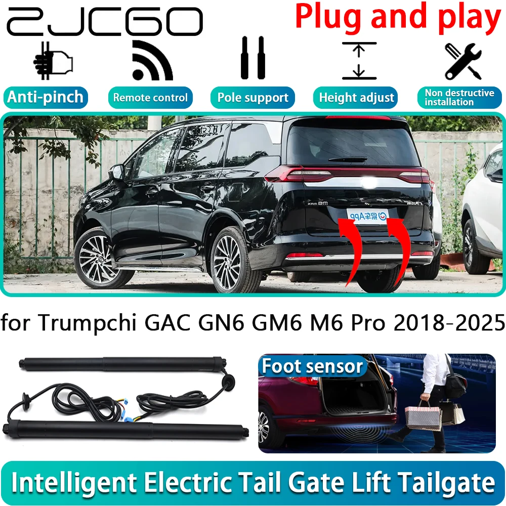 

for Trumpchi GAC GN6 GM6 M6 Pro 2018-2025 Electric Powered Tailgate Power Liftgate Automatic Tailgate System With Foot Sensor