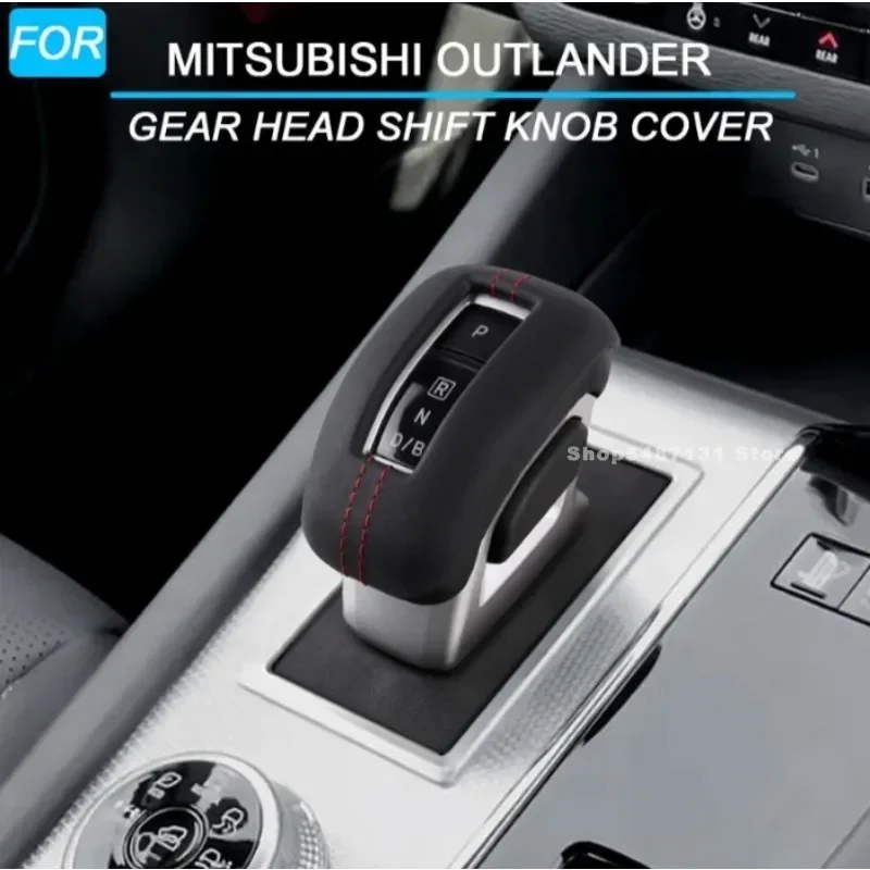 

Car Central Control Gear Head Shift Knob Cover Sequin Trim for Mitsubishi Outlander Interior Accessories 2023 2024 2025
