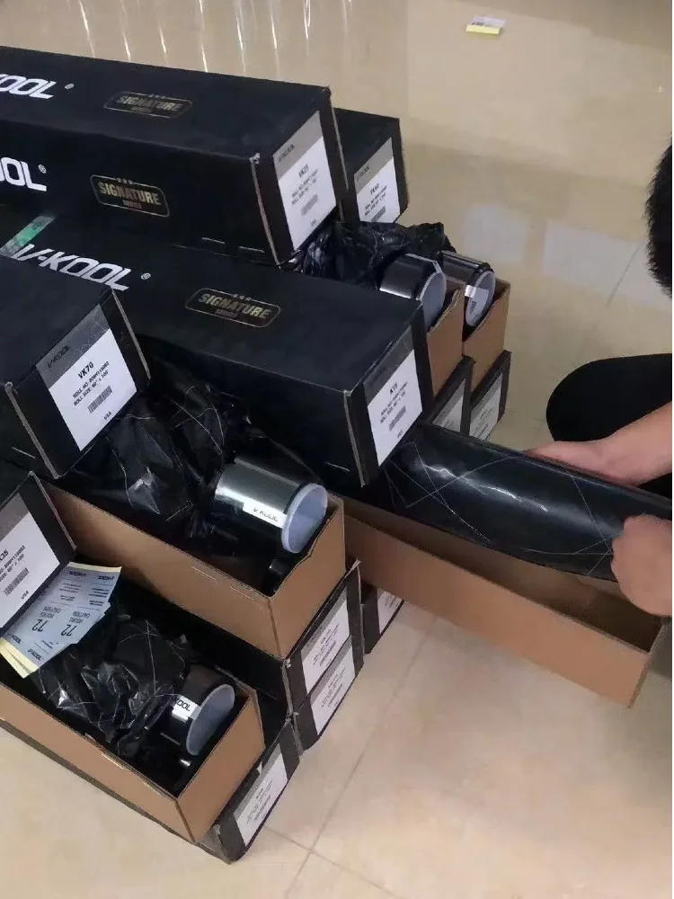 

VK70 V-Kool Magnetic Sputtering Front Windshield Tint Film High Heat Rejection IRR99% UV99% VLT 70% Clear View PET