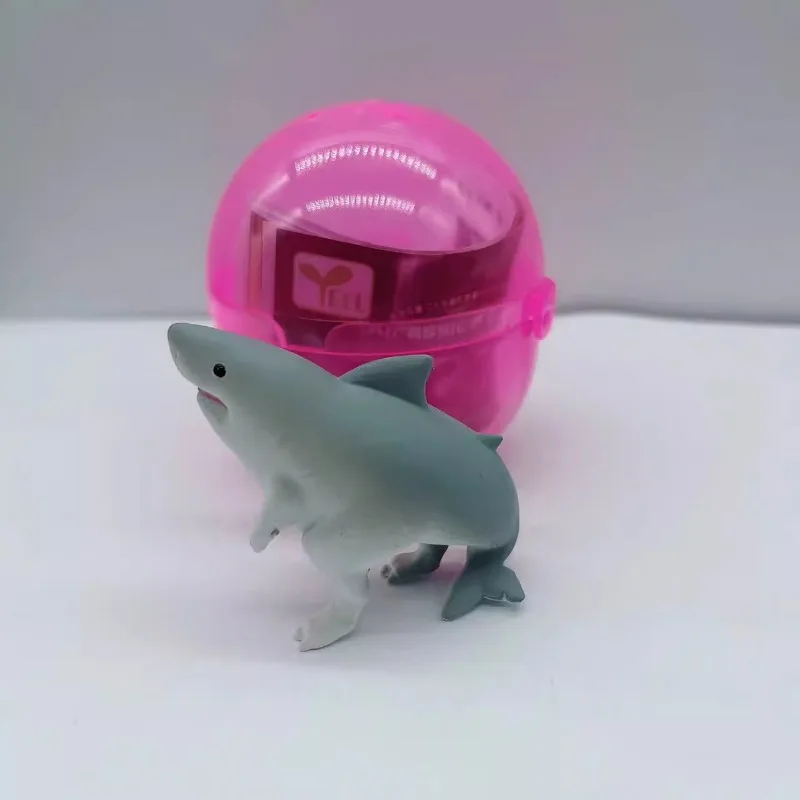 Yell Japan Gashapon Capsule Toy Figurine Cute Shark Dinosau Great White Shark Action Figure Miniature Model Anime Doll Gift