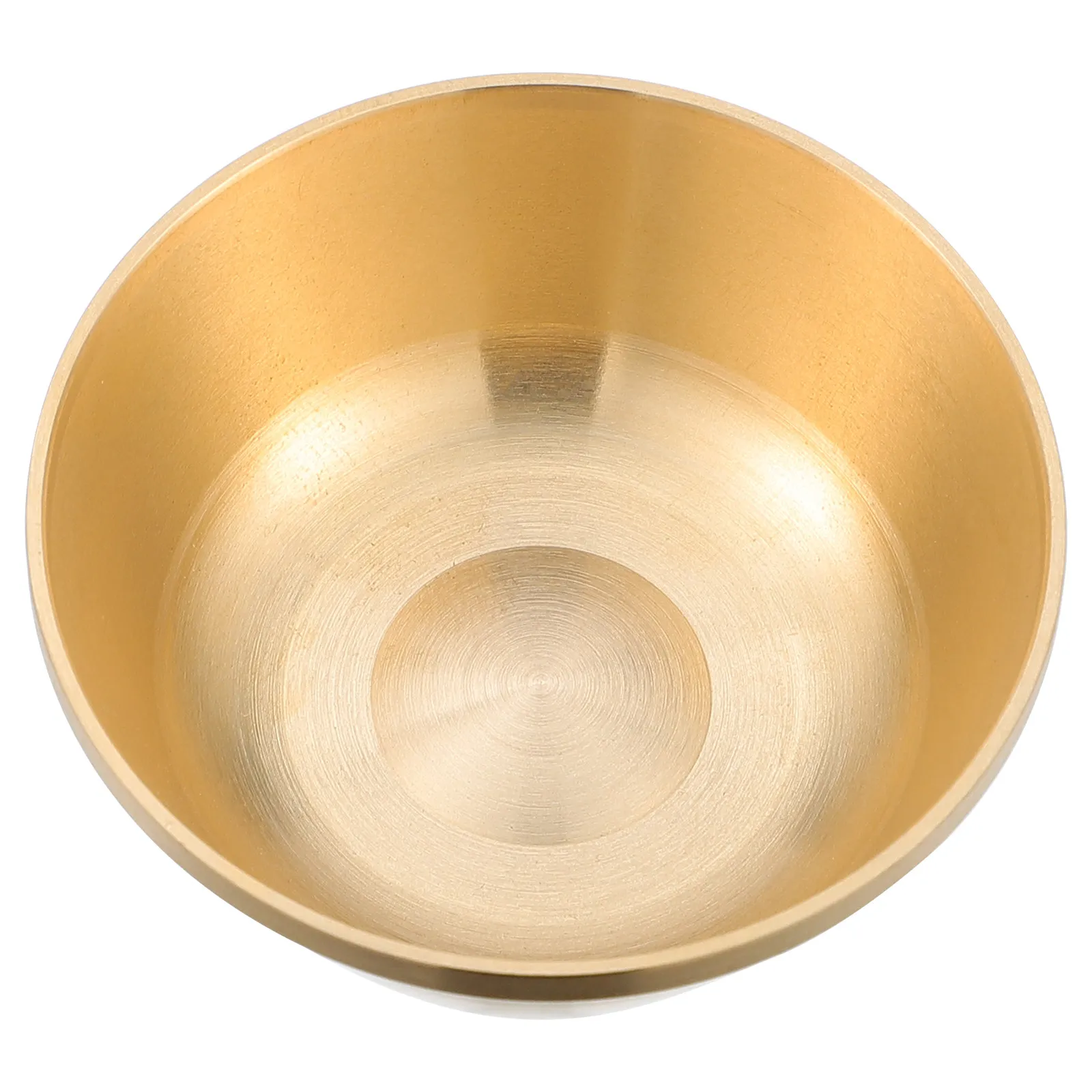 Copper Water Offering Bowl for Buddhist Rituals – Small Polished Mini Meditation Bowl