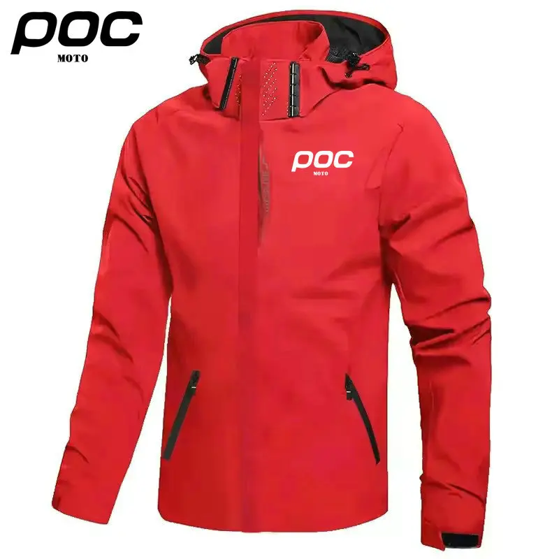 

MOTO POC Hiking Jacket Waterproof Road Mountain Bike Windbreaker Motorcycles Jackets MTB Bicycle Clothing Cortavientos Ciclismo