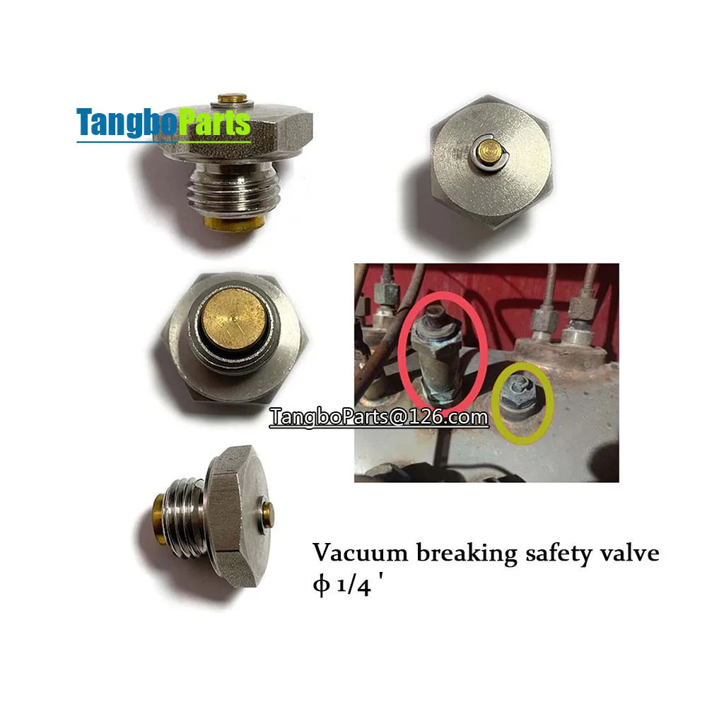 Coffee Machine Boiler Vacuum Destruction Safety Valve Low Pressure High Pressure Protection Safety Valve For Expobar Faema NUOVA