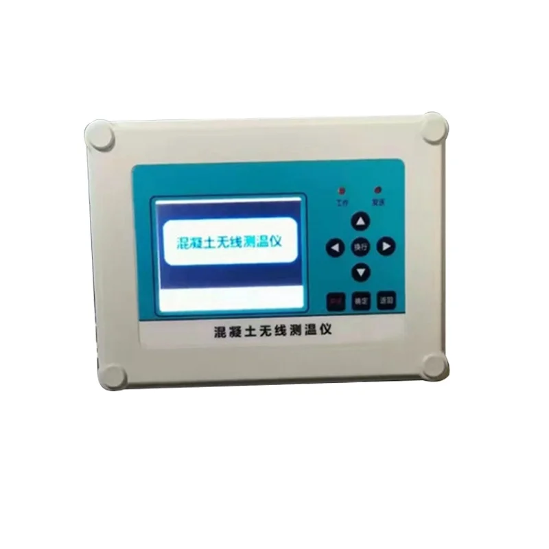 Wireless Concrete Temperature Monitoring System with Multi-Channel Sensors & Long-Range Transmission Mass Concrete Construction
