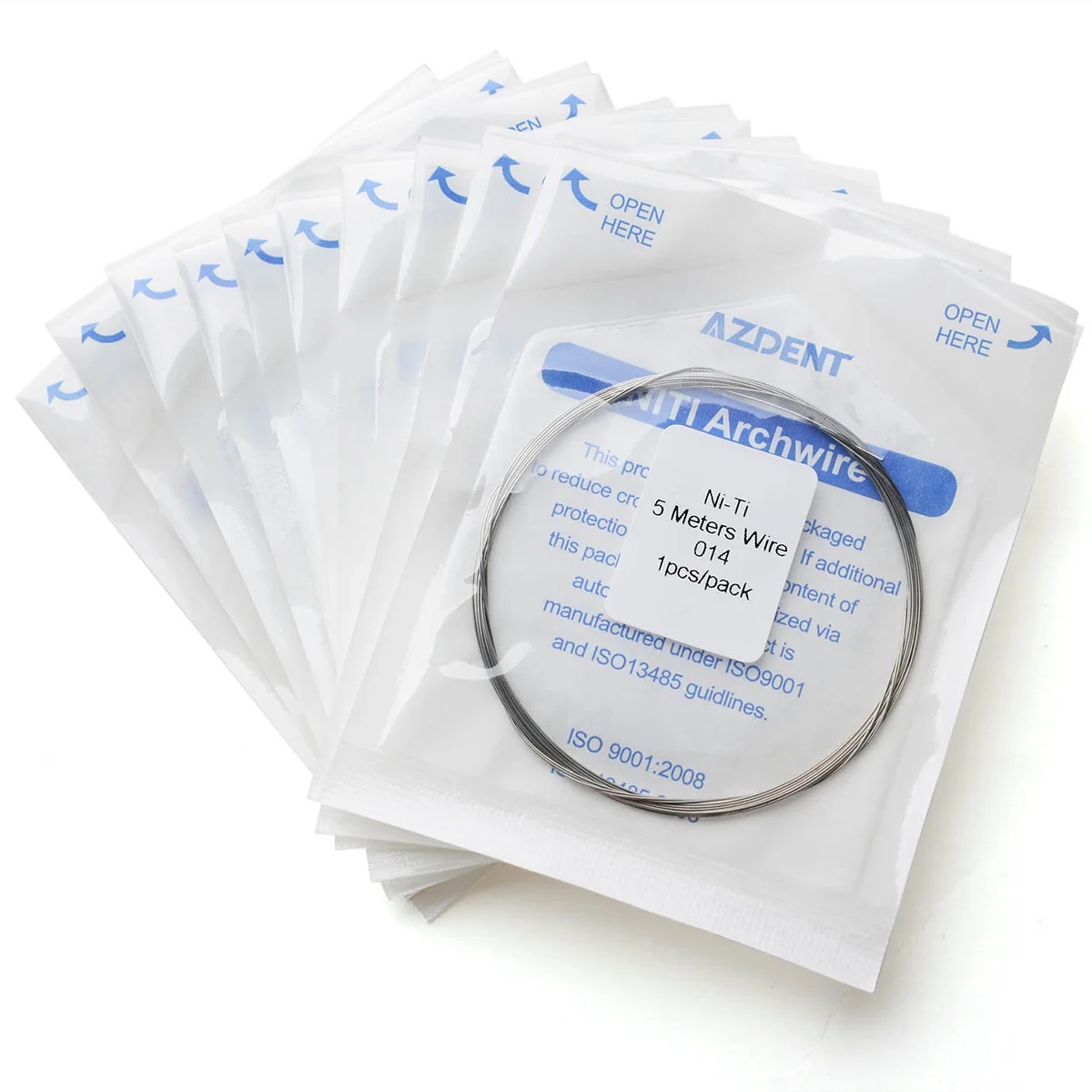 5 Meter/Packung AZDENT Dental Orthodontic Niti Long Arch Wire Länge 5 m Größe 0,012 0,014 0,016 – Detail 8