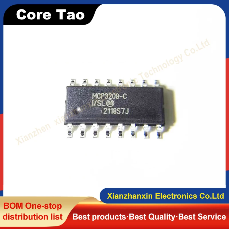 1Pcs/Lot MCP3208-CI…