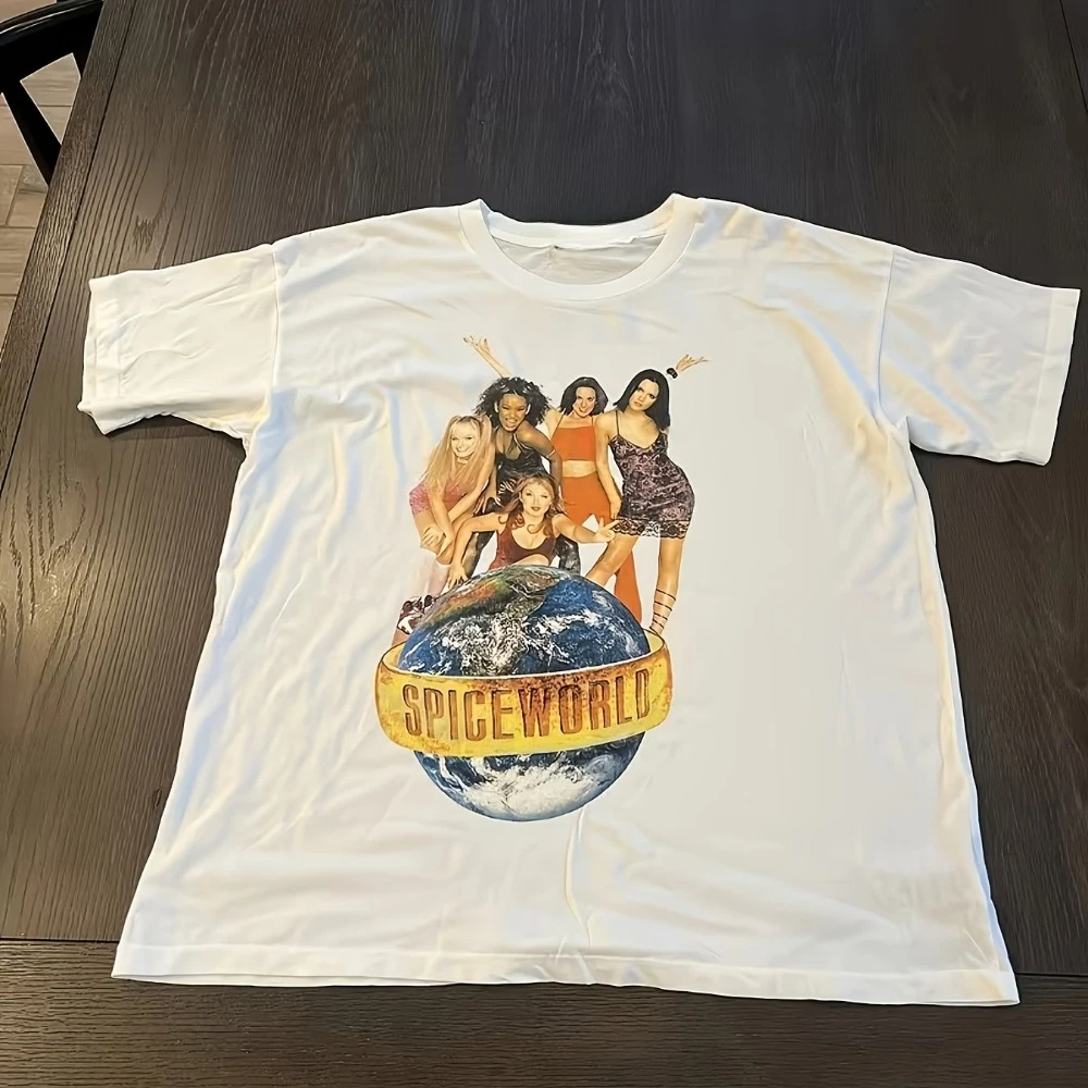 Camiseta Daydreamer Spice Girls, camiseta retro vintage de los años 90 con gráficos icónicos de la gira Spice World, camiseta unisex de manga corta con cuello redondo