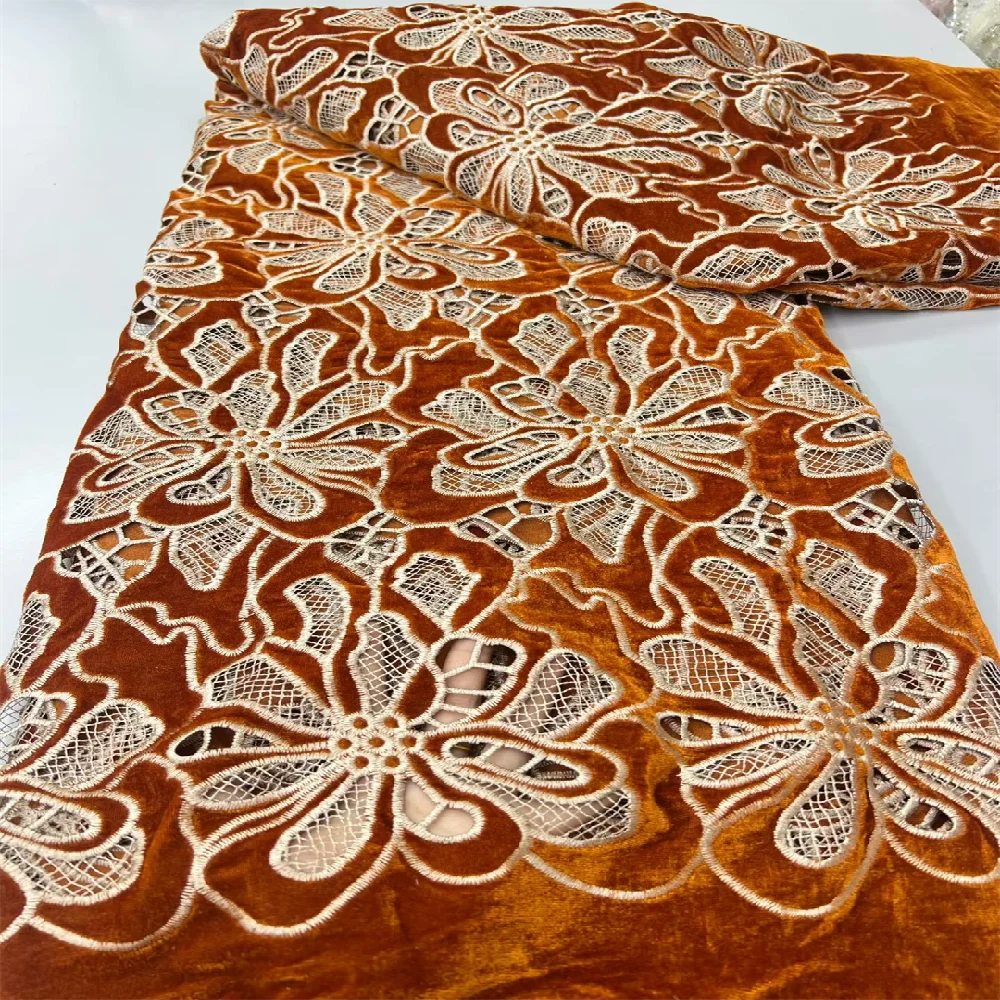 

Высочайшее качество, оригинальное корейское бархатное кружево, африканский гипюровый шнур, замшевая ткань, современное традиционное фланелевое платье для торжественных мероприятий