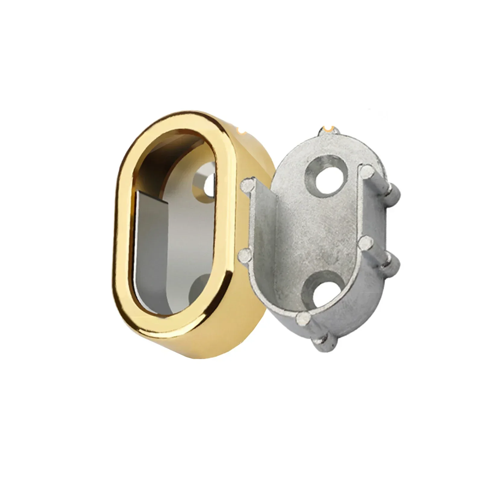 Holder Closet Brackets Flange Rod Support Hardware Accessories Home Improvement Wardrobe Fixing For Hanging Clothes