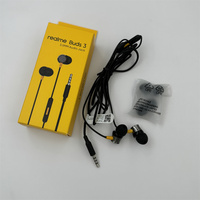 Realme 3.5mm Audio Jack/Type C Wired In-ear Earphones for Realme 14 13 12 9 Pro Plus C75 C67 C55 C61 C25 GT7 HD Mic Call Earbuds