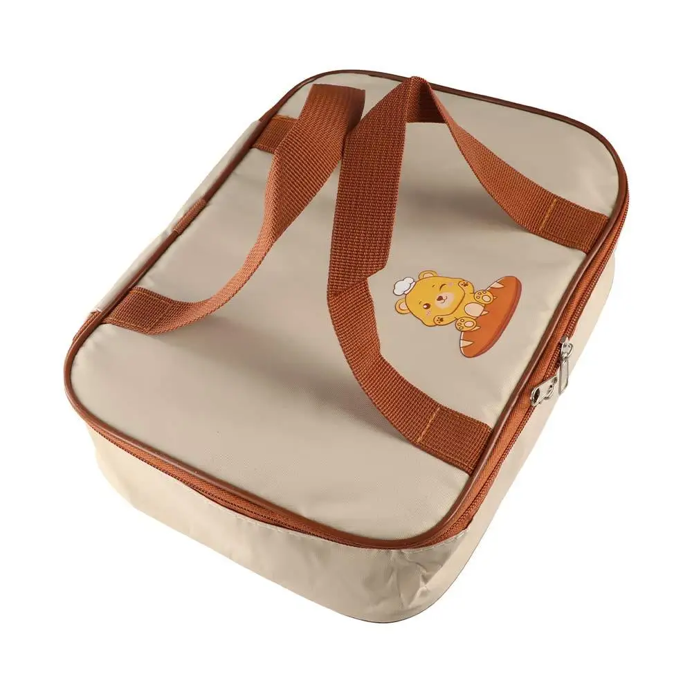Sweet Cartoon Animal Insulation Package Women Outdoor Food Warm Thermal Bag Food Hand Bags Tote Lunch Bag Waterproof Lunch Bag