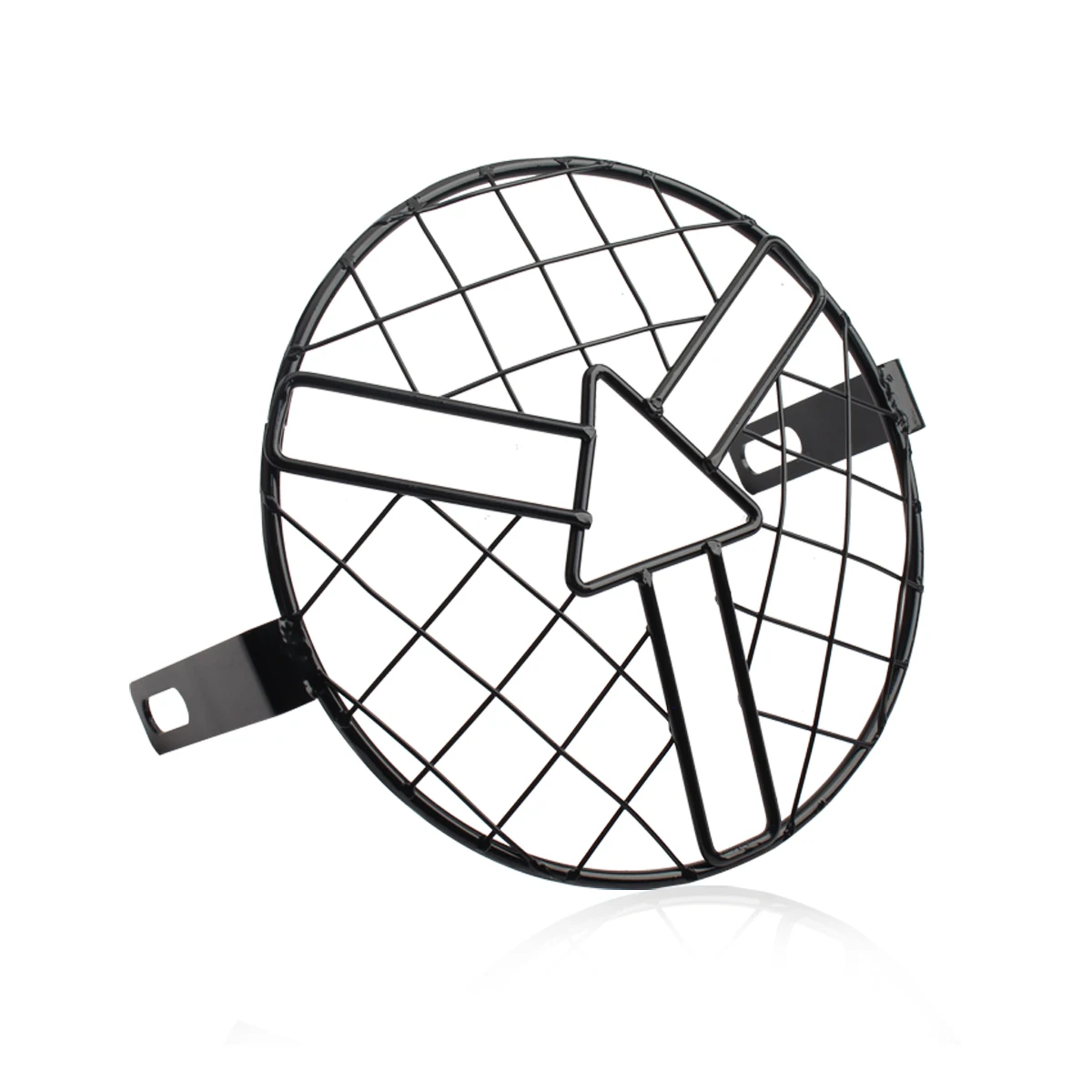 Motorrad Universal Vintage Scheinwerfer Schutz Retro Grill Licht Lampe Abdeckung Für Harley Ducati Chopper Yamaha Cafe Racer