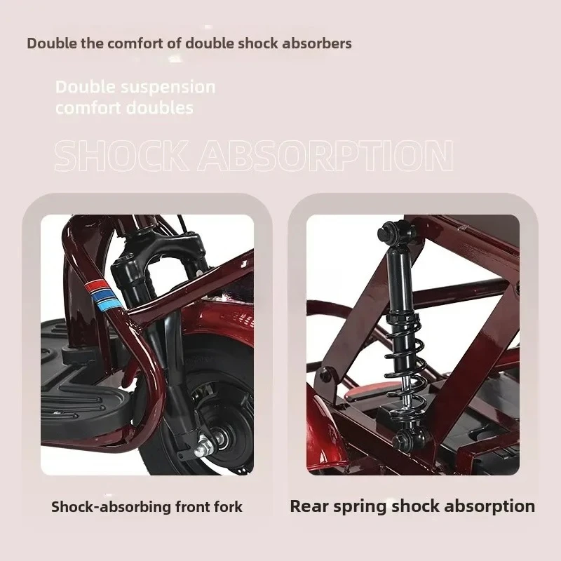 FG triciclo elettrico piccolo anziano domestico speciale pieghevole per il tempo libero leggero auto a batteria