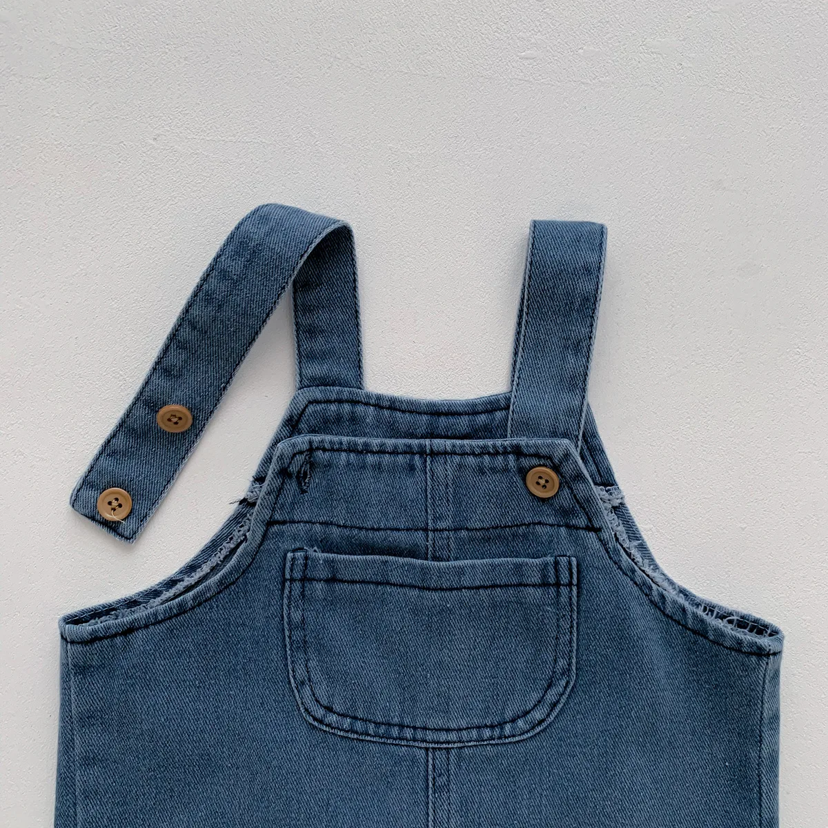2024 Summer New in Kids Baby Boys Casual Clothing Set 2pcs 3M-3Y , Infant Toddler Letter T-shirts + Denim Overalls image 2