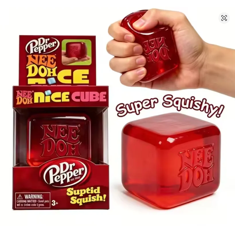 2026-@- Nedoh Nice Cube, Cubo Sensorial Antiestrés, Herramienta Sensorial para la Ansiedad, Enfoque, TDAH y Calma en el Escritorio de Oficina, Gadget Sensorial Blandito