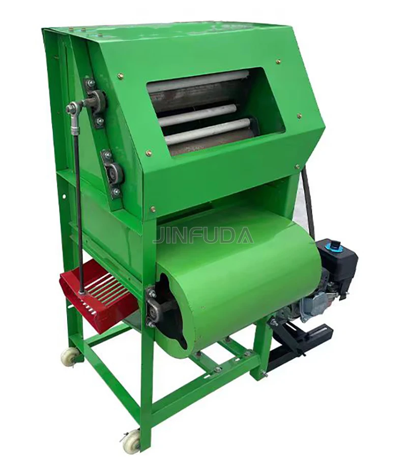 Máquina agrícola automática de descascar e ensacar amendoim