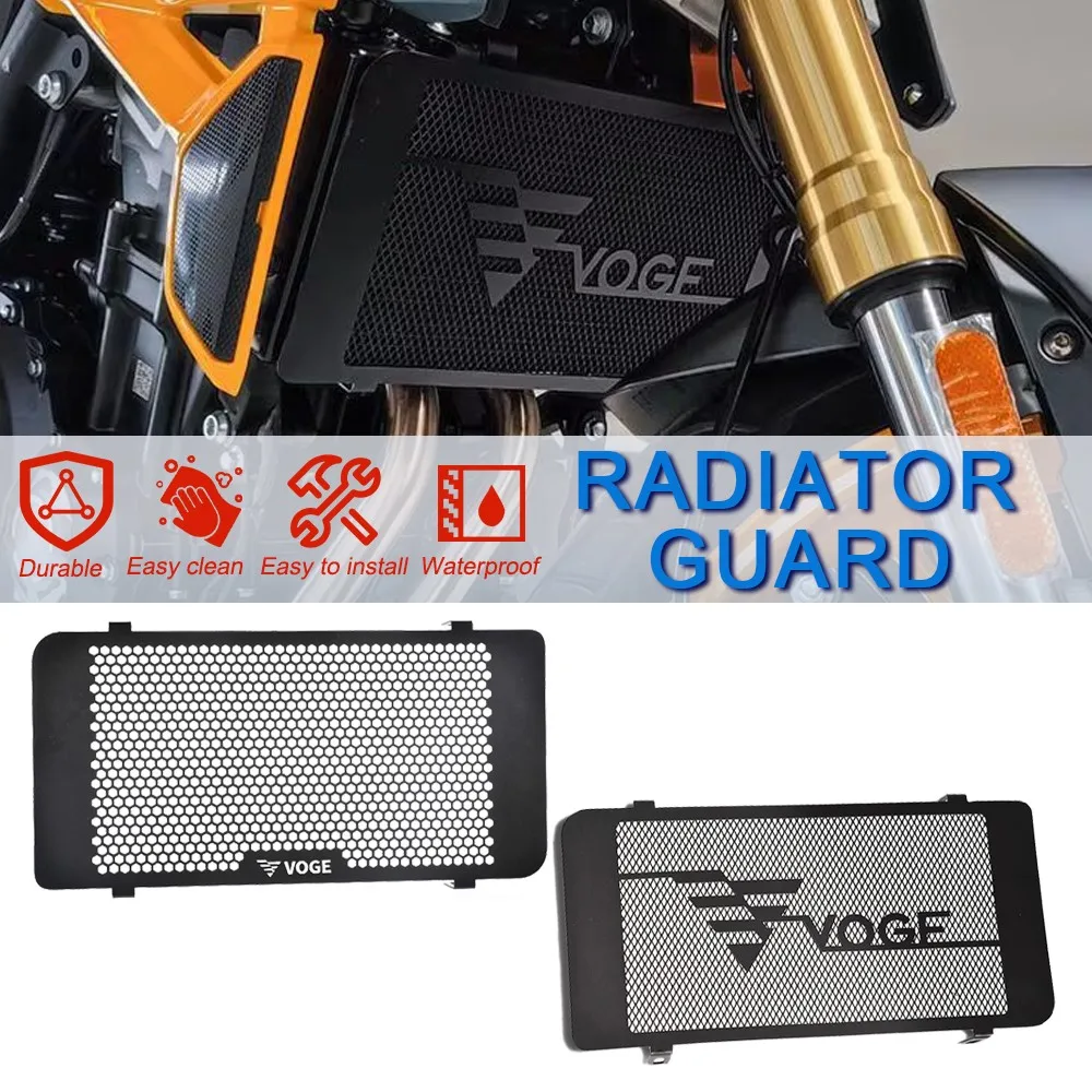 

For LONCIN VOGE 500AC 525AC 525R 525DS 2022 2021 Motorcycle Radiator Grille Guard Protector Grill Cover Protection Net 2019-2023