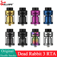 Original Hellvape Dead Rabbit 3 RTA Tank 5.5ml Dual Coil Postless Deck Electronic Cigarette anti-leaking Atomizer DIY Vaporizer