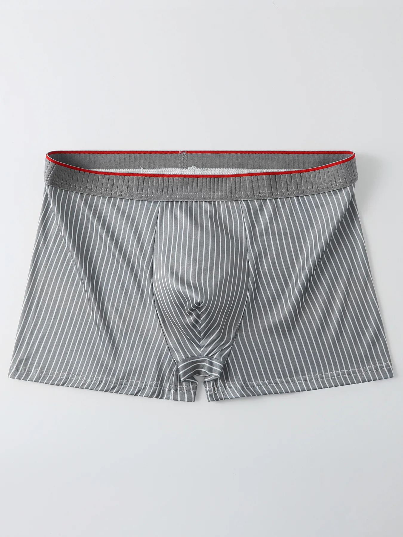 5PCS Teenage Men's Underwear Fashion Stripes Boxer Shorts Close Fitting Shorts for Boys Comfortable Shorts for Youth 4