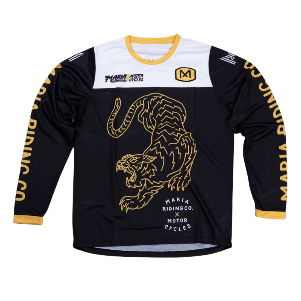 2024 Maria Tiger Motocross Jersey abbigliamento da ciclismo MTB Enduro Off Road Shirt Downhill Sportswear magliette da moto manica lunga