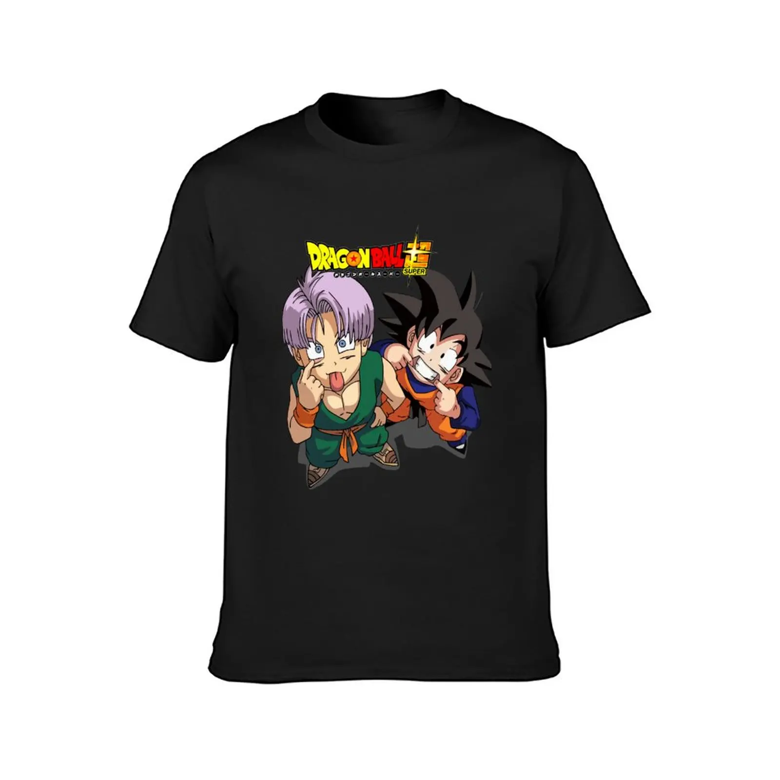 trunks goten funny T-Shirt heavyweights anime clothes for a boy kawaii clothes men graphic t shirts