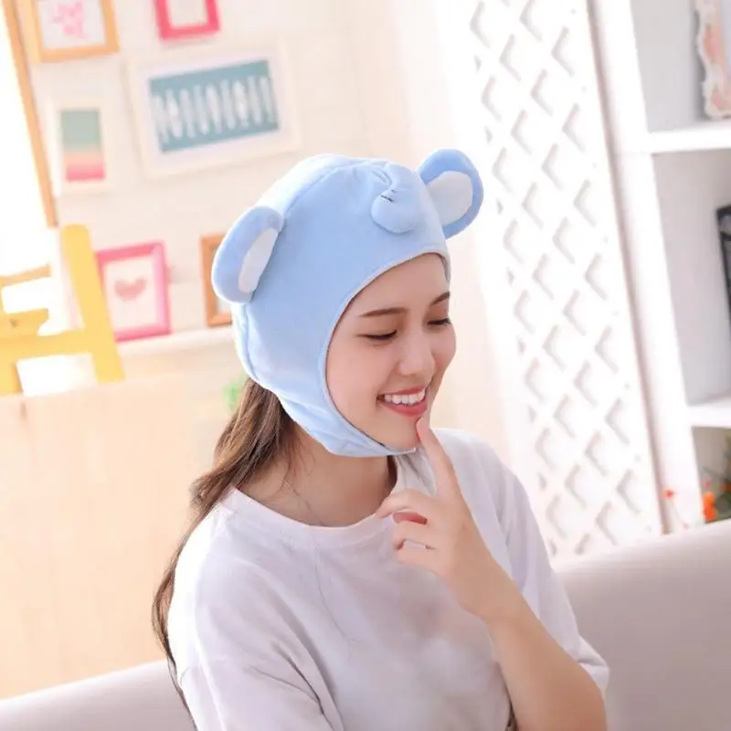 الكرتون الفيل أفخم قبعة آذان الحيوان مضحك الأنف محشوة اللعب القبعات الدافئة قبعة غطاء للأذنين تأثيري الدعائم الطرف