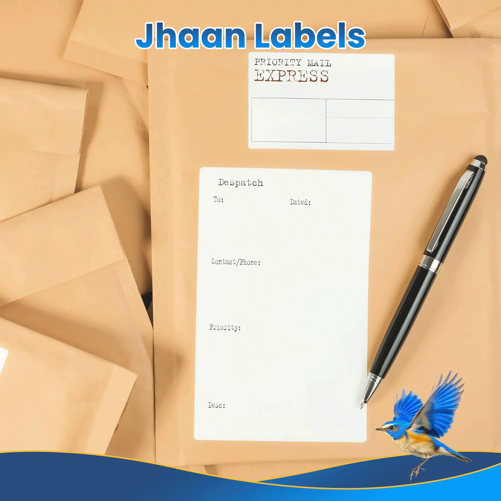 Jhaan 5 X A5 (210x149mm, 50 Etiketten) Kompatible Etiketten, kompatibel mit allen Laserdruckern, Tintenstrahldruckern, Kopierern – Detail 6