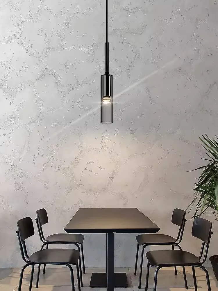 

Modern Art Deco Crystal Cylinder LED Hanging Chandelier for Living Room Kitchen Bedside and Staircase Home Lighting