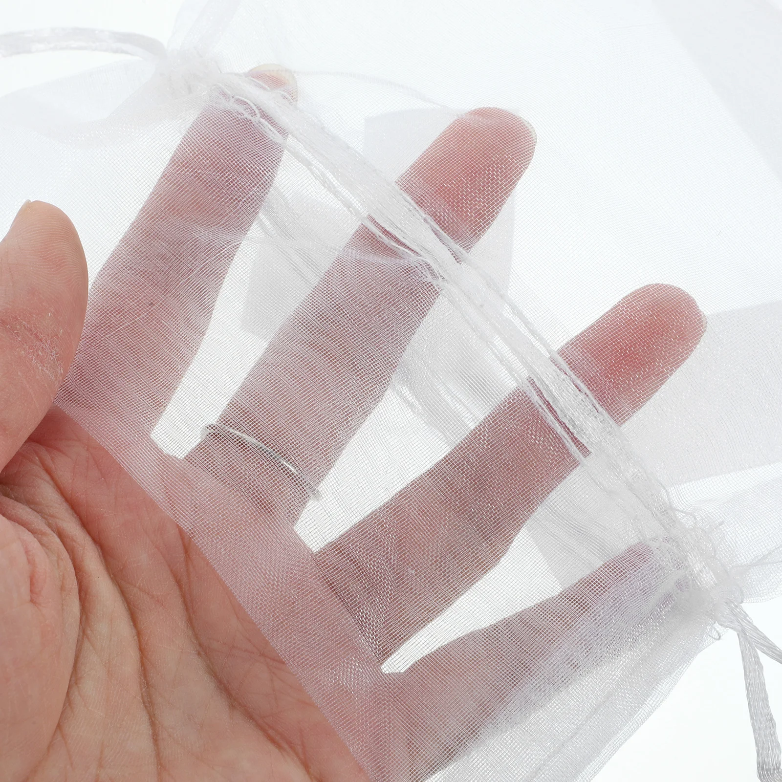 

30pcs Sheer Mesh Pouches Drawstring Favor For Wedding Party Red Wine Bag Candy Storage Jewelry Pouch Gift Bag Mesh Goodie Bags