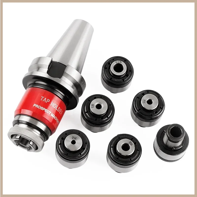 1 set BT30 BT40 G0312 DIN ISO JIS telescopic torsion protection support for tap tool support tension floating threading clamp