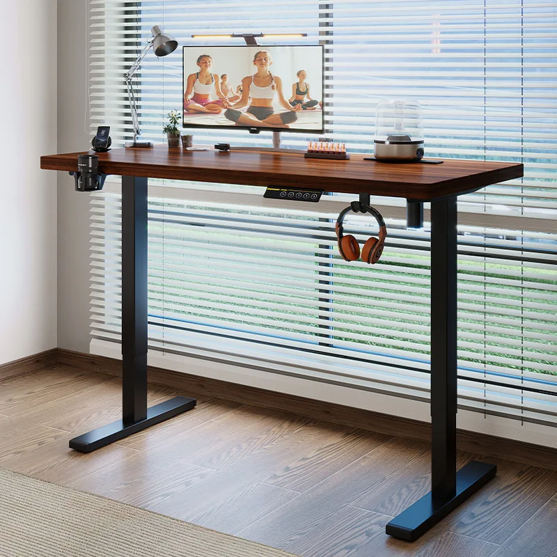 

Solid wood electric lifting Computer Lifting household e-sports Bedroom desk Standing