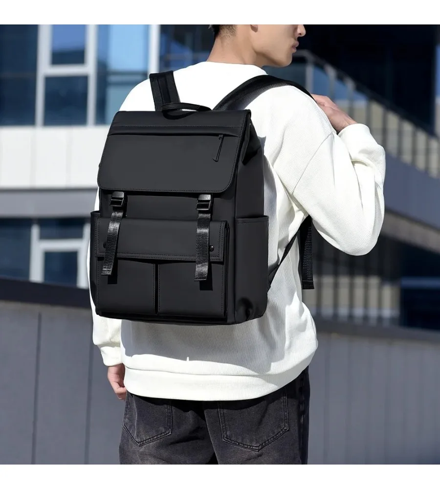 

Clean functional design keeps this backpack organized for daily use business trips and student life