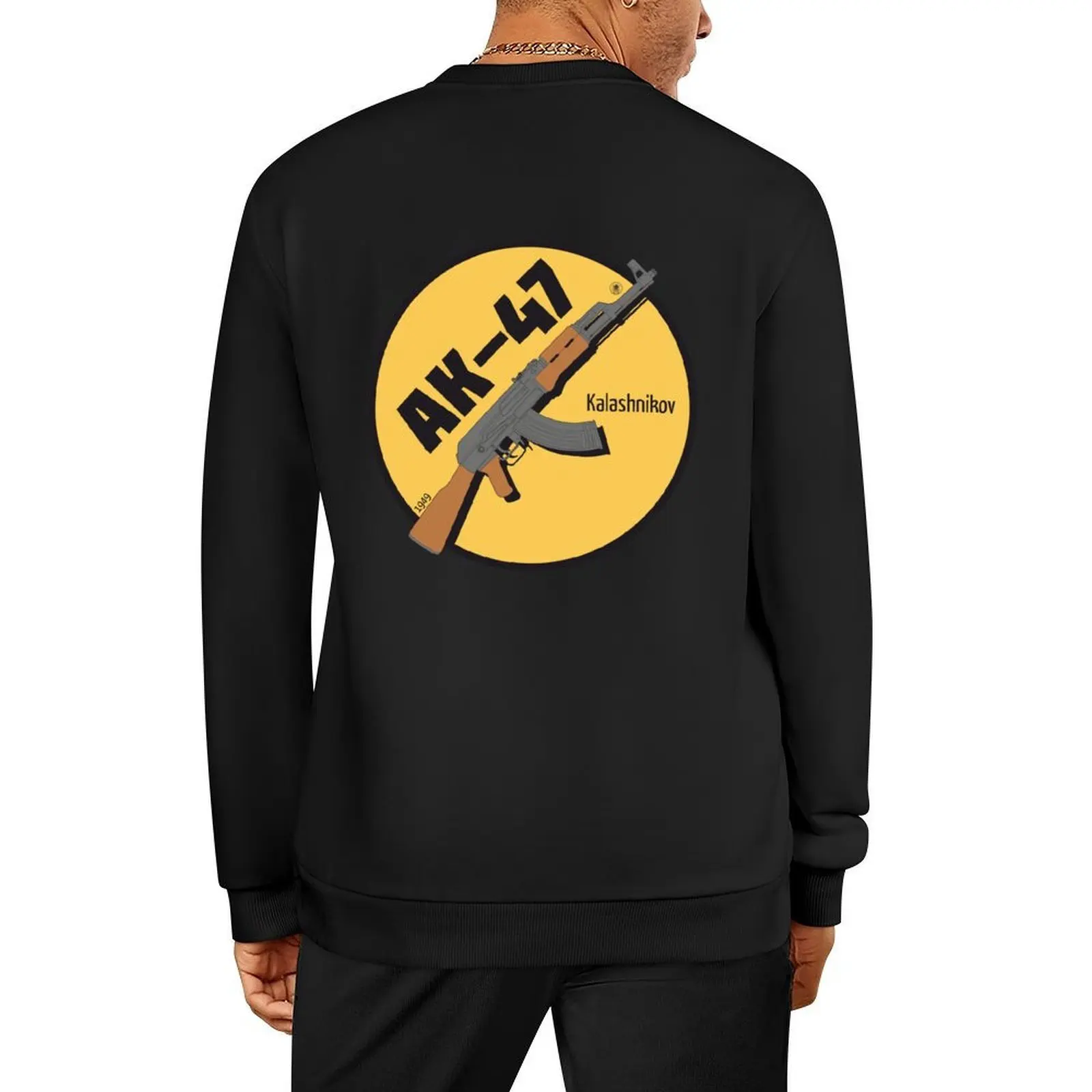 

AK-47 Kalashnikov Assault Rifle Pullover men clothes autumn clothes blouse men wear oversize sweatshirts
