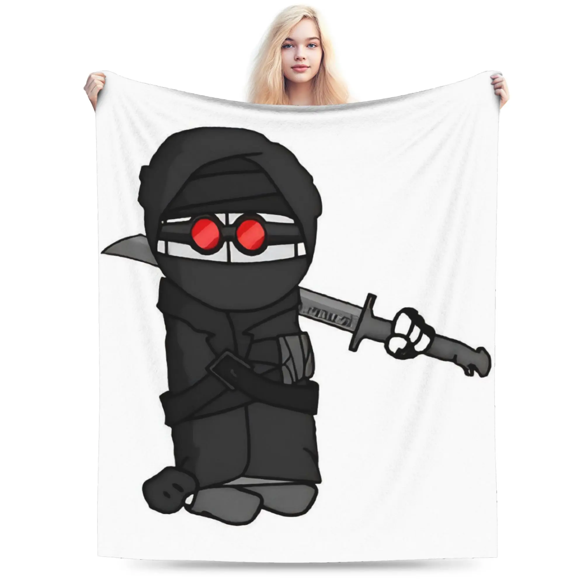 MADNESS COMBAT Hank Blanket Multiple Sizes Super Soft and Warm  Throw Blankets for Sofa Couch and Bed