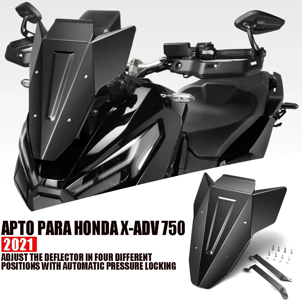 Parabrisas de aluminio para motocicleta Honda, Protector de viento para parabrisas, piezas protectoras de pantalla para Honda XA