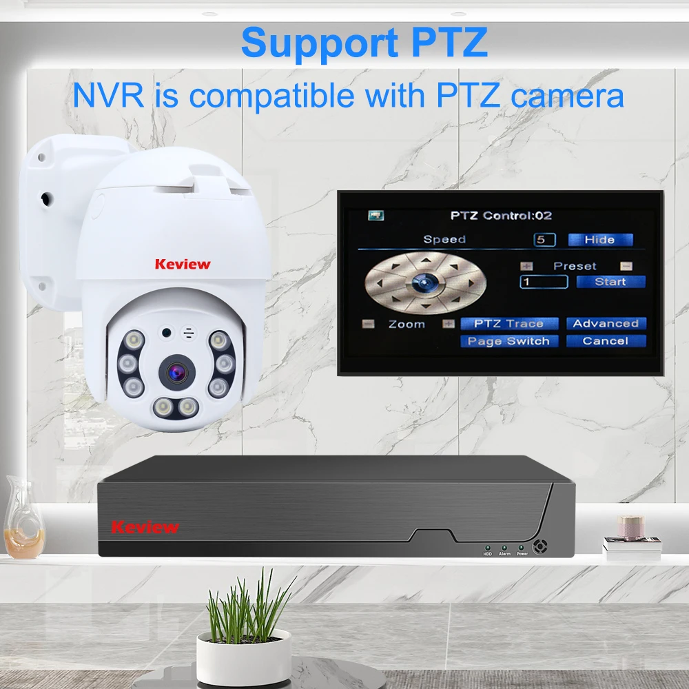 H.265+ NVR 8CH 16CH 32CH DVR CCTV NVR 4K 8MP 5MP 4MP 3MP 2MP IP Network Video Recorder For Surveillance Camera System Kit