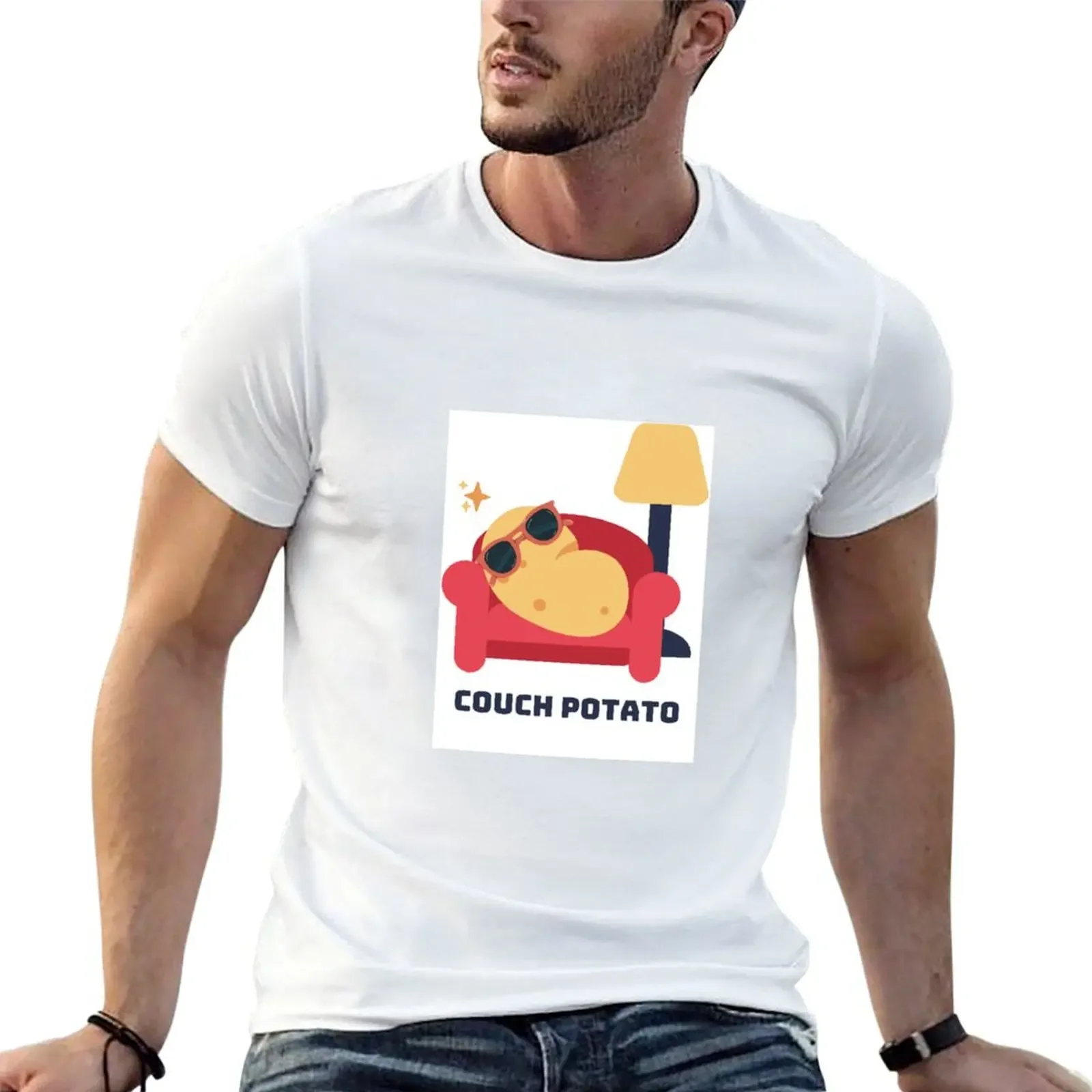 

Couch potato T-Shirt Anime t-shirt summer top fashion shirts outfits for men