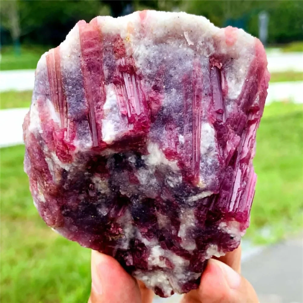 

Many Pieces!! Natural Pink Tourmaline, Crystal Mineral, Irregular Crushed Rock Specimen, Rare Original Home Decoration