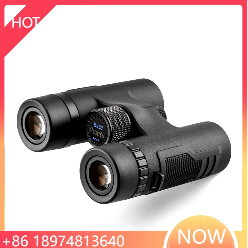 

Shuntu Lambda 8x32 ED Binoculars SMC Bak4 IPX7 Waterproof Phase Coated Mg Alloy Outdoor Telescope for Adults