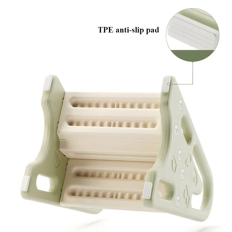 4 in 1 2 Step Stool Toddler Step Ladder for Kids Toilet Potty Training Toddler Sink Stool Helper with Handles Anti-slip Safe