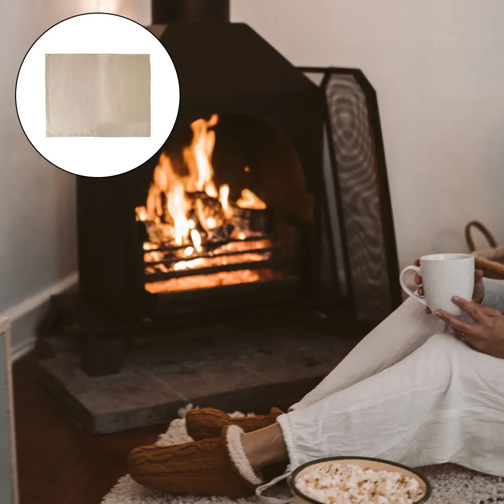 

Camping Fireproof Blanket Outdoor Retardant Mat Fiberglass Heat Resistant Bbq Grill Protection Fireplace Mat Fireproof Blanket