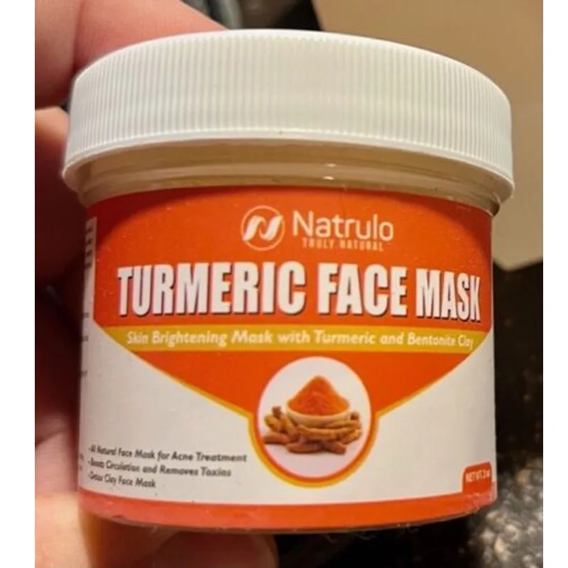 

Natrulo Turmeric Skin Brightening Reduce Acne Even Skin Tone Brighter And Tighter Smooth Skin 2oz