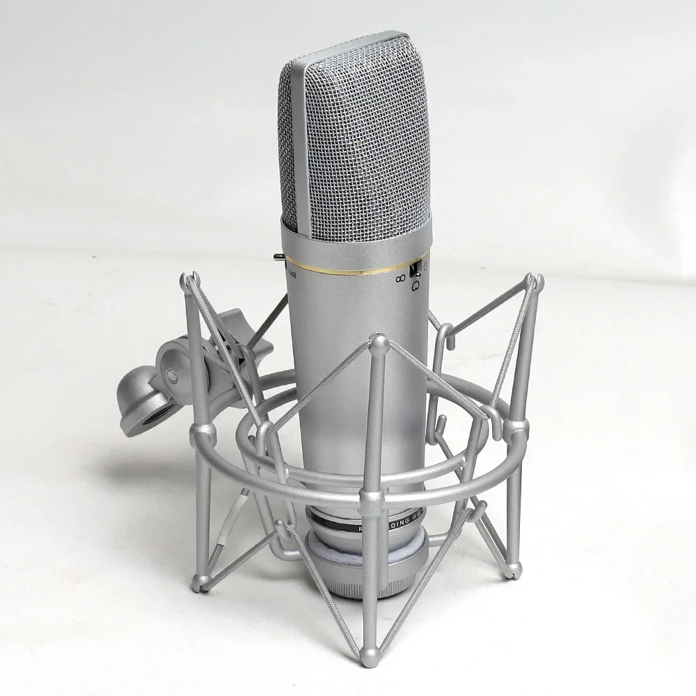 2026 High End 48V recording studio mic computer live video streaming Desktop 87 Large-Diaphragm Condenser microphones