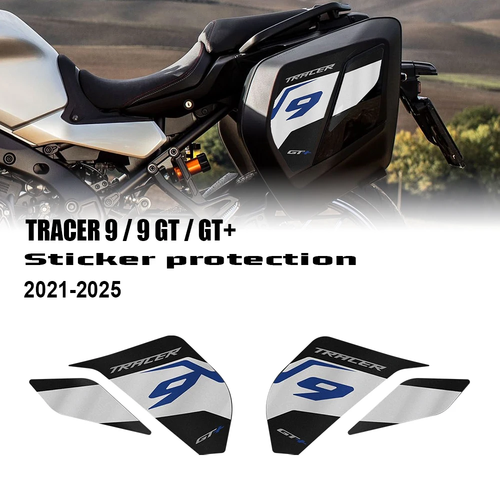 Autocollant de moto en PVC résistant aux rayures, autocollants de valise pour Tracer 9 GT + Tracer 9GT Plus 2021 2022 2023 2024