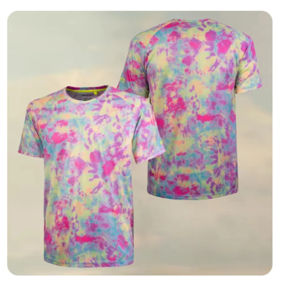

2025 Men's Fashion Table Tennis Quick Drying T-shirt Summer Fitness Sports Breathable Short Sleeve Ultra-thin Tennis Clothing